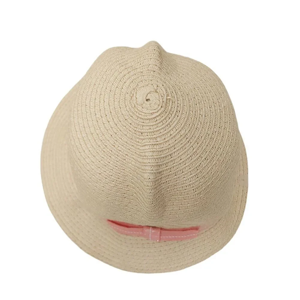 Zara Accessories Straw Cloche Hat Girls One Size Stylish Outdoor Casual